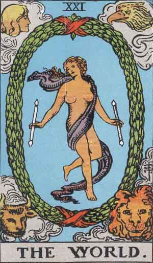 Świat - Karta Tarota